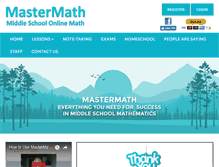 Tablet Screenshot of mastermath.info
